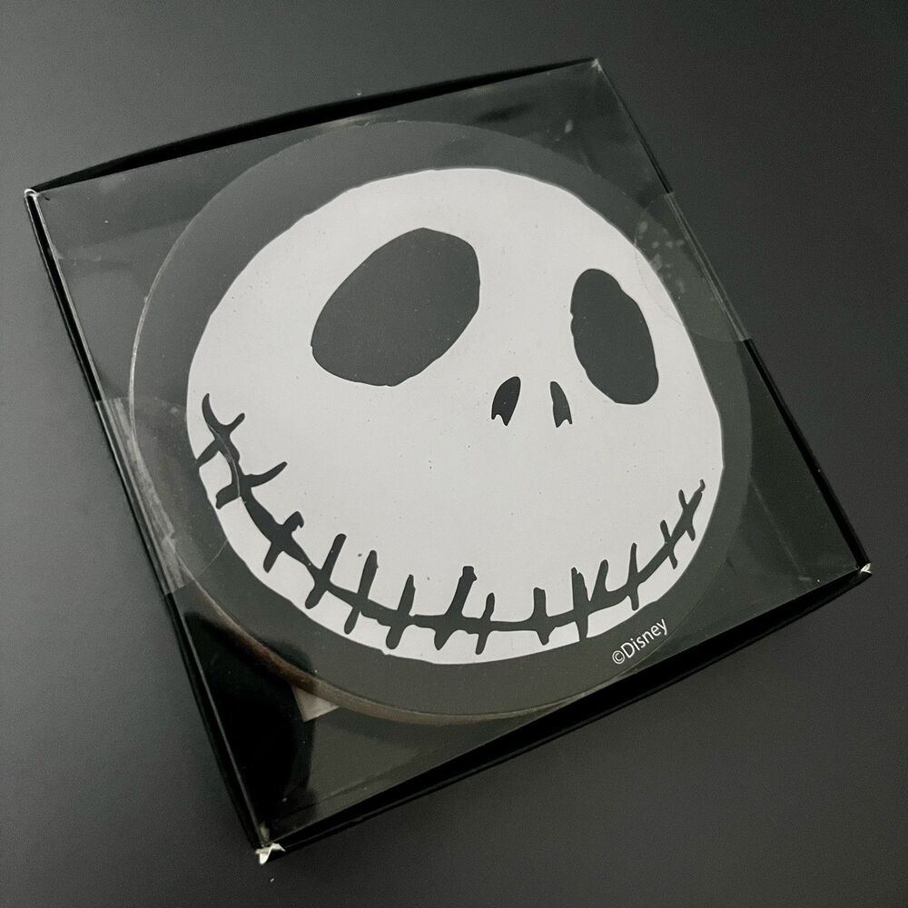 Disney Tim Burton Nightmare Before Christmas 4 Pk Coasters Jack Skellington New